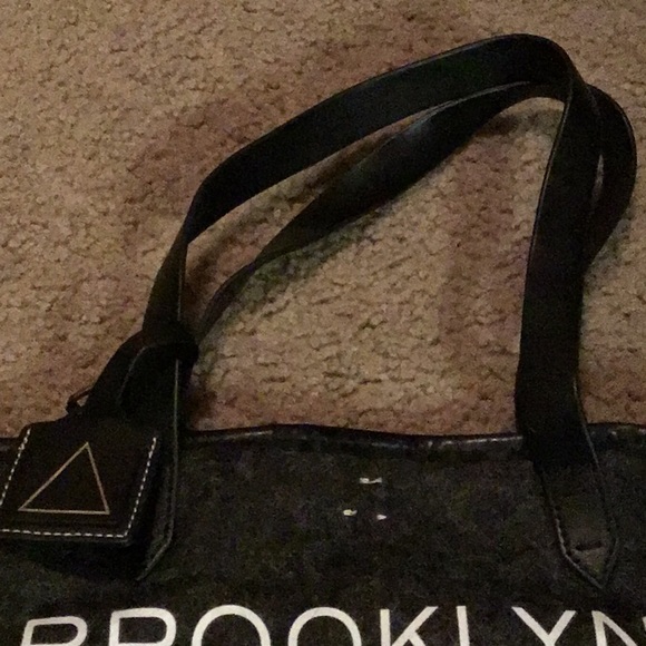 KELSEY DAGGER NWOT Gray Flannel TOTE BAG -2 STRAPS ROOMY INTERIOR PERFECT 4 NYER - Picture 3 of 8